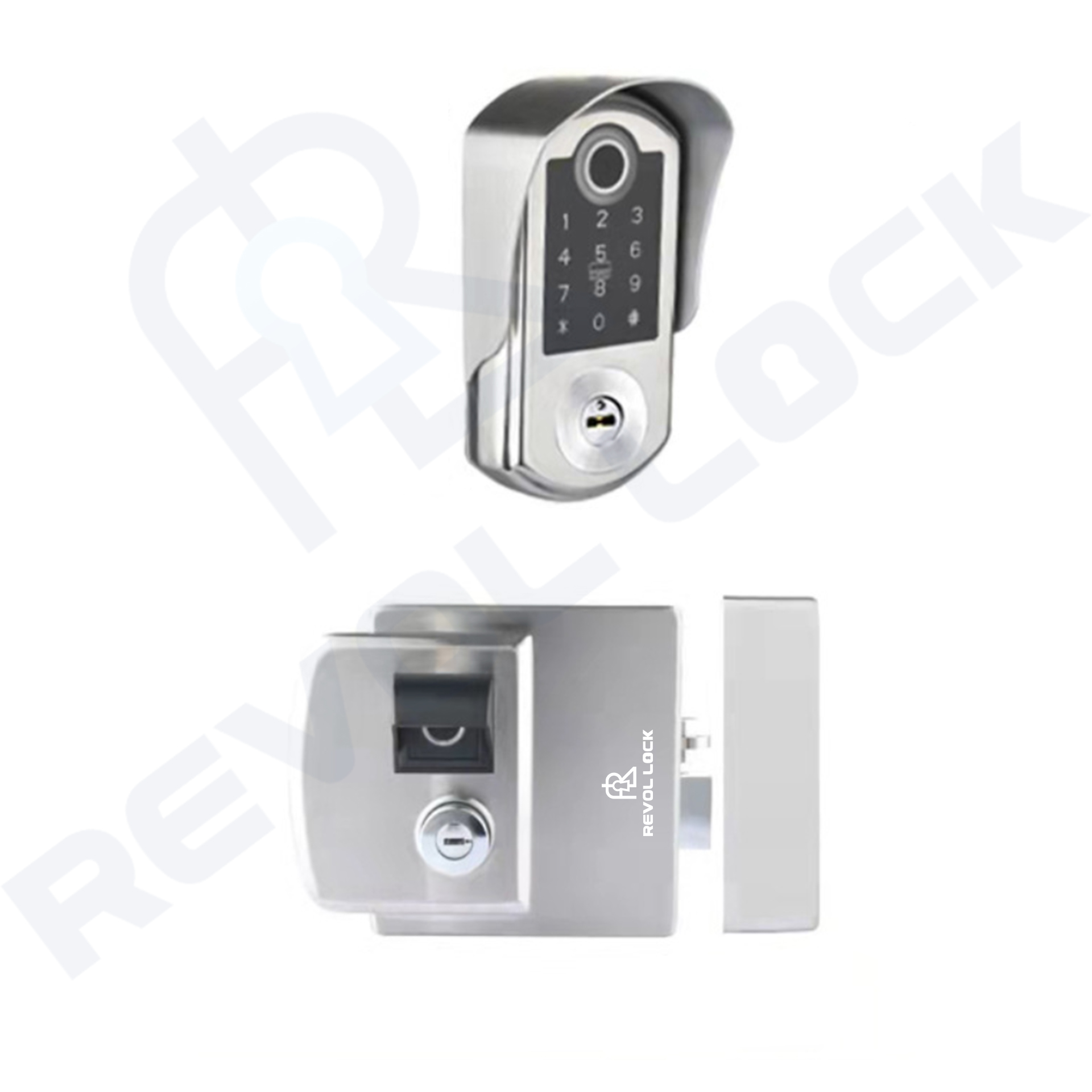 Khóa vân tay dùng pin hai chiều chống nước RV-FB08